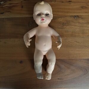 Vintage Horsman Baby Doll 1982 Molded Hair Sleepy Eyes Vinyl 11 Inch